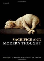 Sacrifice And Modern Thought