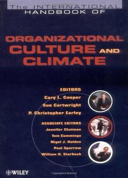 The International Handbook Of Organizational Culture And Climate