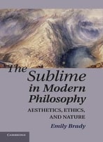 The Sublime In Modern Philosophy: Aesthetics, Ethics, And Nature