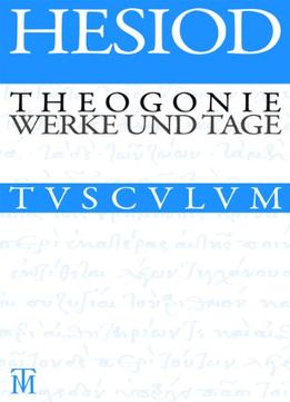 Theogonie / Werke Und Tage By Hesiod