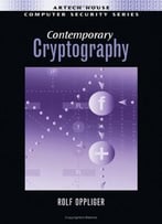 Contemporary Cryptography By Rolf Oppliger
