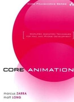 Core Animation: Simplified Animation Techniques For Mac And Iphone Development