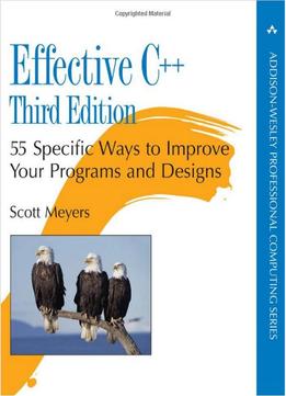 Effective C++: 55 Specific Ways To Improve Your Programs And Designs, 3Rd Edition