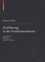 Einführung In Die Funktionentheorie