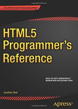 Html5 Programmer’S Reference