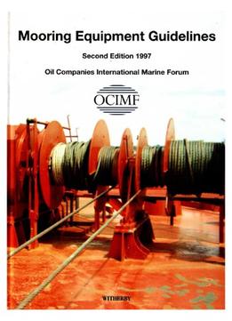 Mooring Equipment Guidelines; 2Nd Edition