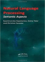 Natural Language Processing: Semantic Aspects