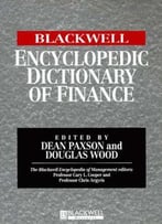 The Blackwell Encyclopedia Of Management And Encyclopedic Dictionaries By Dean Paxson