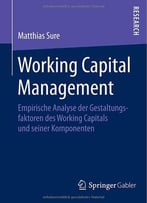 Working Capital Management: Empirische Analyse Der Gestaltungsfaktoren Des Working Capitals Und Seiner Komponenten