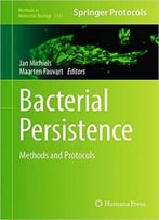 Bacterial Persistence: Methods And Protocols (Methods In Molecular Biology, Book 1333)