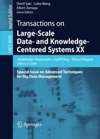 Transactions On Large-Scale Data- And Knowledge-Centered Systems Xx (Lecture Notes In Computer Science)