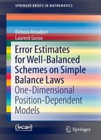Error Estimates For Well-Balanced Schemes On Simple Balance Laws