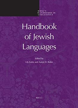 Handbook Of Jewish Languages