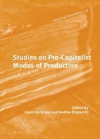 Studies On Pre-Capitalist Modes Of Production