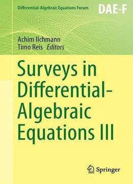 Surveys In Differential-Algebraic Equations Iii