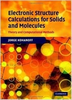Electronic Structure Calculations For Solids And Molecules: Theory And Computational Methods