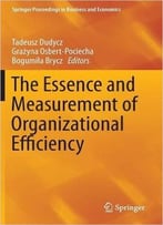 The Essence And Measurement Of Organizational Efficiency