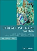Lexical Functional Syntax, 2nd Edition