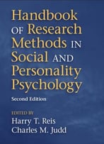Handbook Of Research Methods In Social And Personality Psychology, 2 Edition