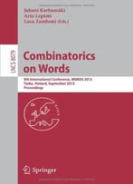 Combinatorics On Words (Lecture Notes In Computer … Computer Science And General Issues) By Juhani Karhumaki