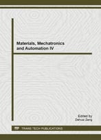 Materials, Mechatronics And Automation Iv