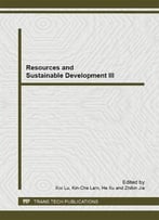 Resources And Sustainable Development Iii