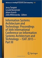 Information Systems Architecture And Technology: Proceedings Of 36th International Conference, Part Iii