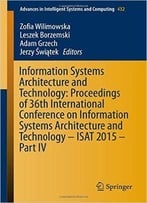 Information Systems Architecture And Technology: Proceedings Of 36th International Conference, Part Iv