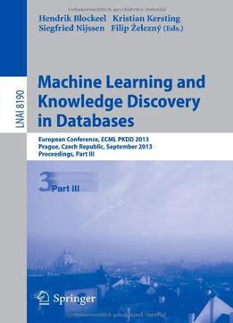 Machine Learning And Knowledge Discovery In Databases