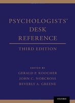 Psychologists’ Desk Reference, 3 Edition