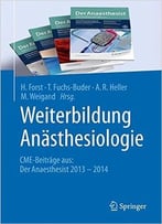 Weiterbildung Anästhesiologie: Cme-Beiträge Aus: Der Anaesthesist 2013 – 2014