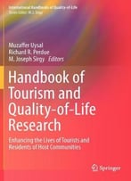 Handbook Of Tourism And Quality-Of-Life Research