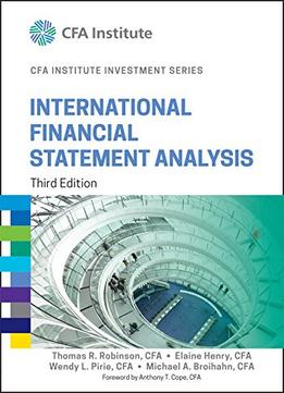 International Financial Statement Analysis (3Rd Edition)