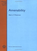 Amenability (Mathematical Surveys And Monographs)