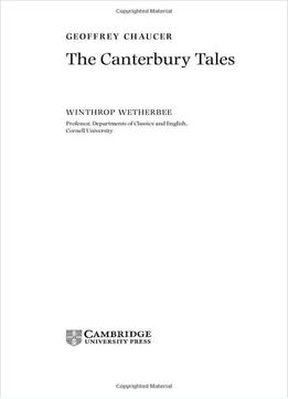 Chaucer: The Canterbury Tales
