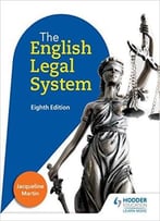 English Legal System, 8th Edition