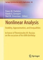 Nonlinear Analysis: Stability, Approximation, And Inequalities