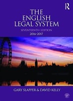 The English Legal System, 17 Edition