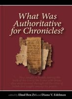 What Was Authoritative For Chronicles?