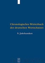 Elmar Seebold: Chronologisches Wörterbuch Des Deutschen Wortschatzes