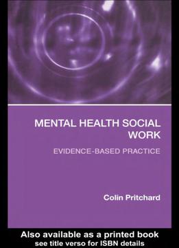 Mental Health Social Work: Evidence-based Practice