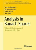 Analysis In Banach Spaces: Volume I: Martingales And Littlewood-Paley Theory