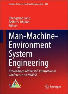 Man-machine-environment System Engineering: Proceedings Of The 16th International Conference On Mmese