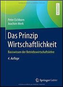 Das Prinzip Wirtschaftlichkeit: Basiswissen Der Betriebswirtschaftslehre
