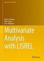 Multivariate Analysis With Lisrel (Springer Series In Statistics)