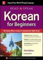Read And Speak Korean For Beginners, Third Edition (Read & Speak)