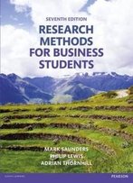 Research Methods For Business Students (7th Edition)