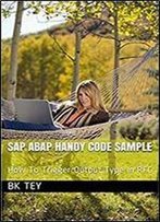 Sap Abap Handy Code Sample: How To Trigger Output Type In Rfc