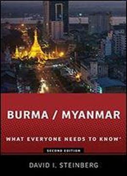 Burma/myanmar: What Everyone Needs To Know