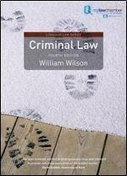 Criminal Law: Doctrine And Theory (longman Law Series)